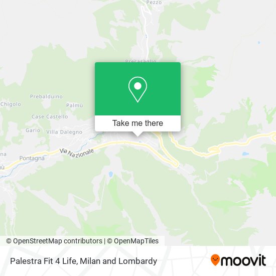 Palestra Fit 4 Life map
