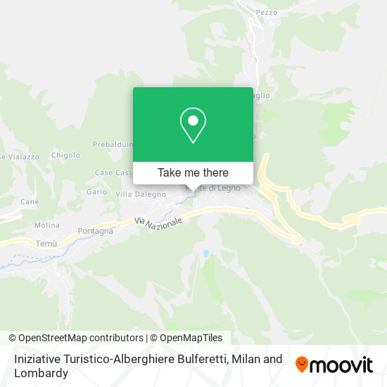 Iniziative Turistico-Alberghiere Bulferetti map