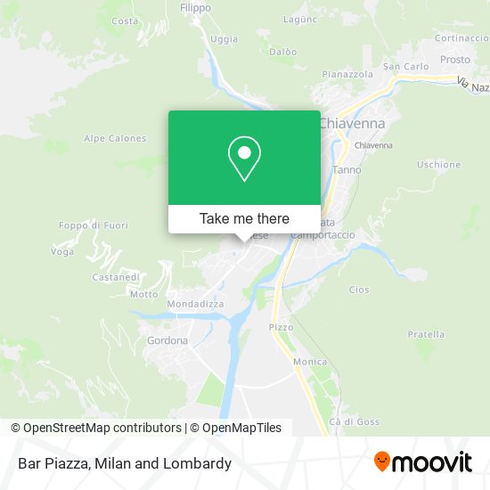 Bar Piazza map