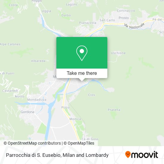 Parrocchia di S. Eusebio map
