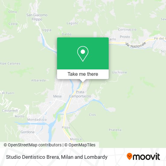 Studio Dentistico Brera map