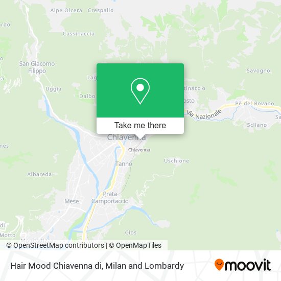 Hair Mood Chiavenna di map