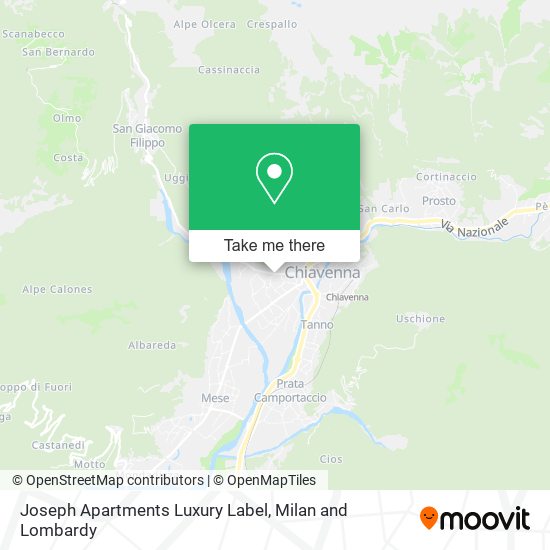 Joseph Apartments Luxury Label map