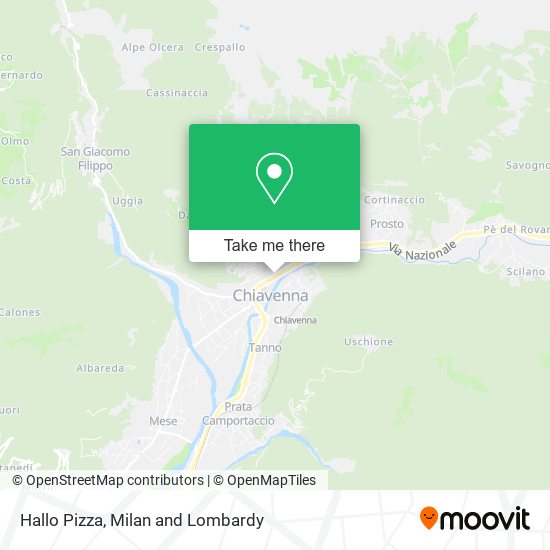 Hallo Pizza map