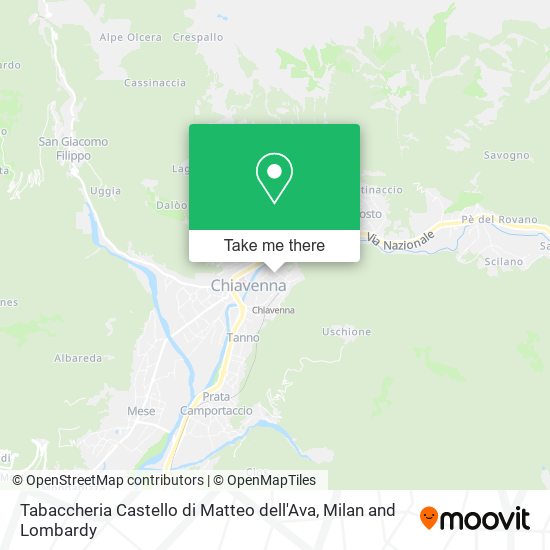Tabaccheria Castello di Matteo dell'Ava map