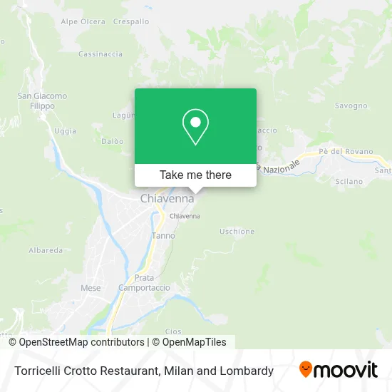 Torricelli Crotto Restaurant map
