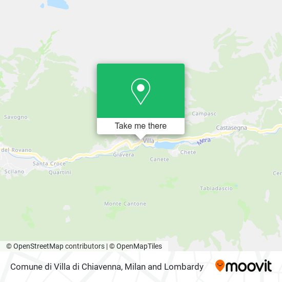 Comune di Villa di Chiavenna map