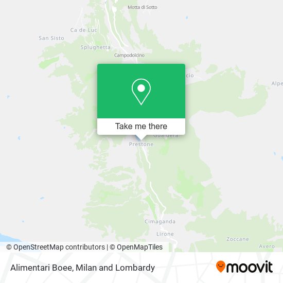 Alimentari Boee map