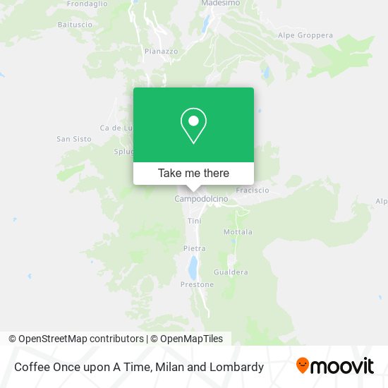 Coffee Once upon A Time map