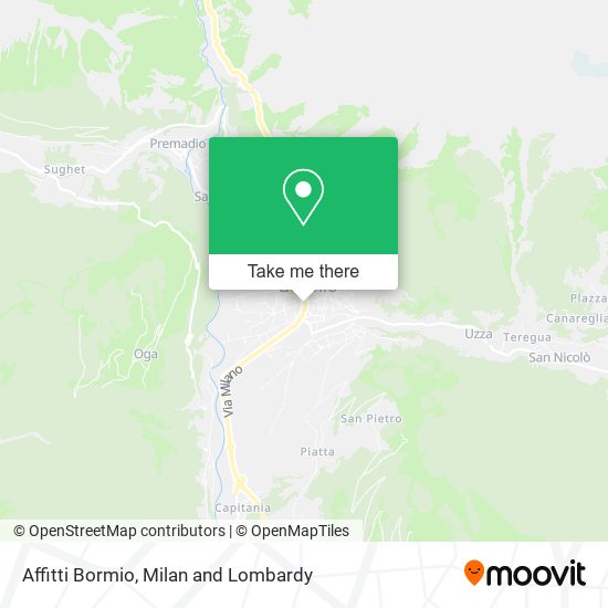 Affitti Bormio map