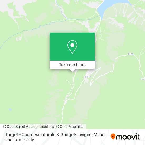 Target - Cosmesinaturale & Gadget- Livigno map