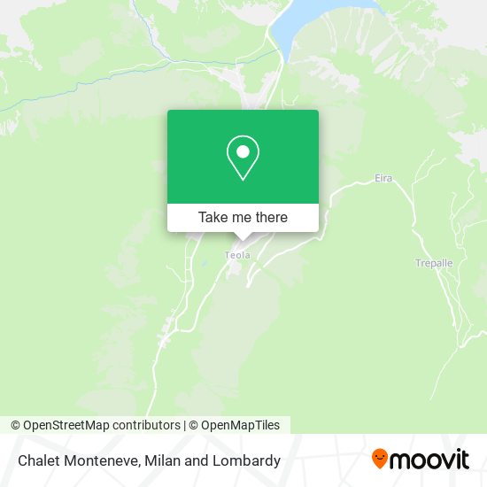 Chalet Monteneve map