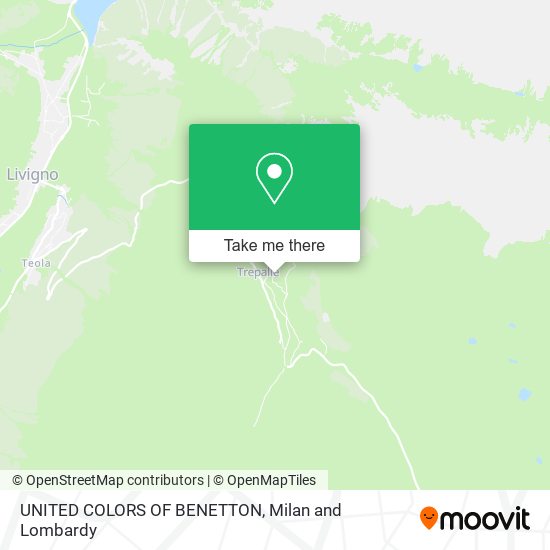 UNITED COLORS OF BENETTON map