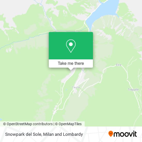 Snowpark del Sole map