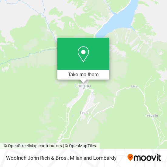 Woolrich John Rich & Bros. map