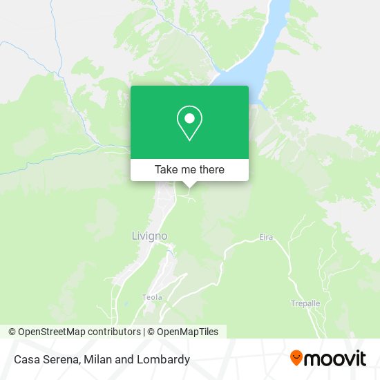 Casa Serena map