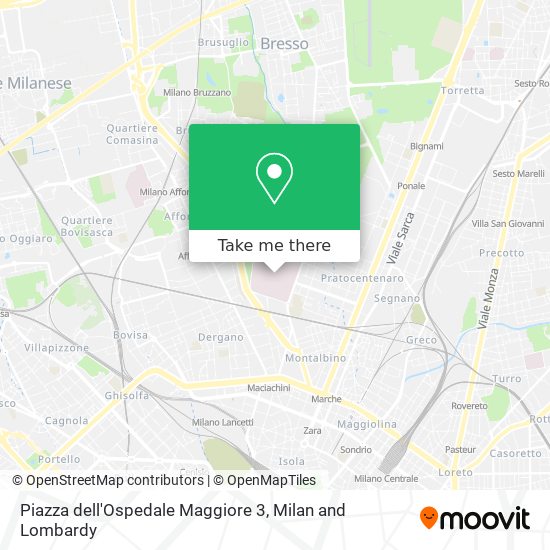 Piazza dell'Ospedale Maggiore 3 map