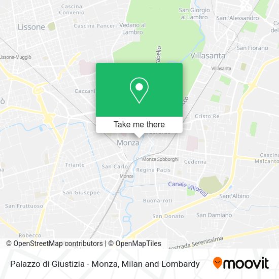 Palazzo di Giustizia - Monza map