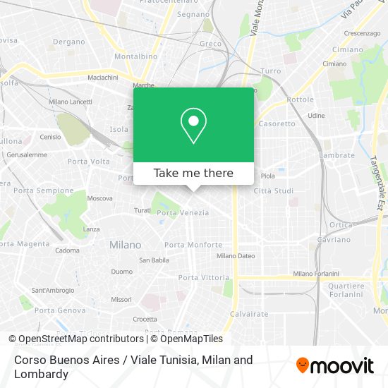 Corso Buenos Aires / Viale Tunisia map