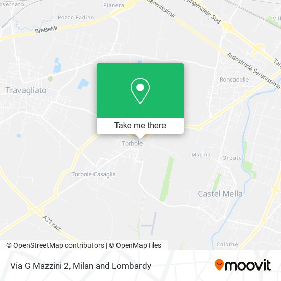 Via G  Mazzini  2 map