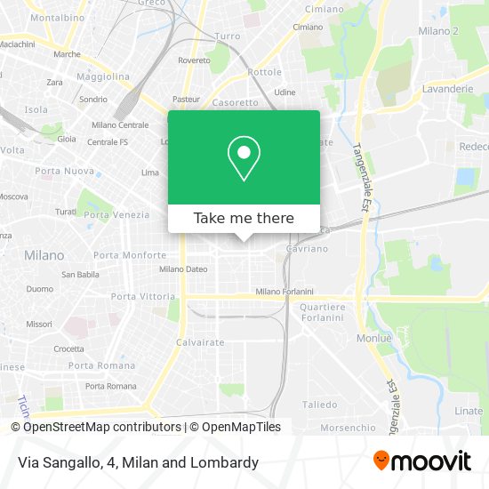 Via Sangallo, 4 map