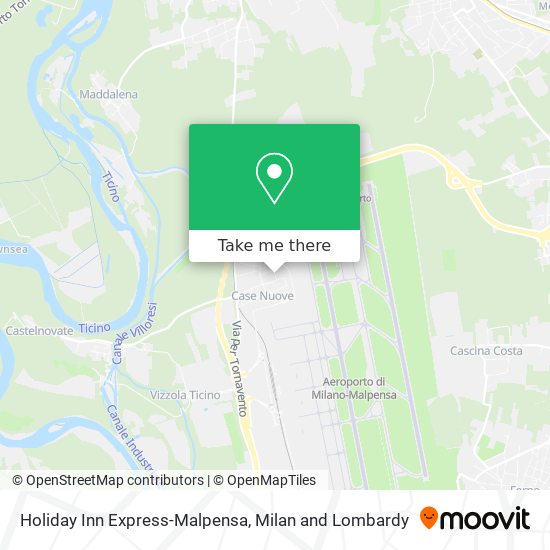 Holiday Inn Express-Malpensa map