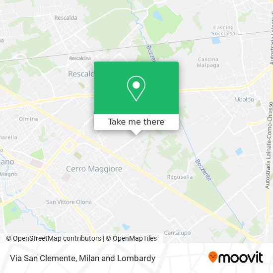 Via San Clemente map