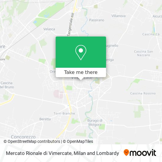 Mercato Rionale di Vimercate map