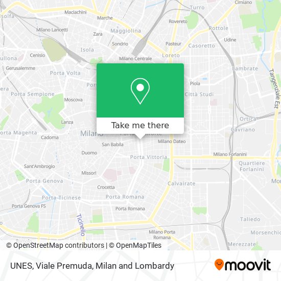 UNES, Viale Premuda map