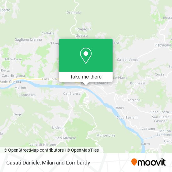 Casati Daniele map