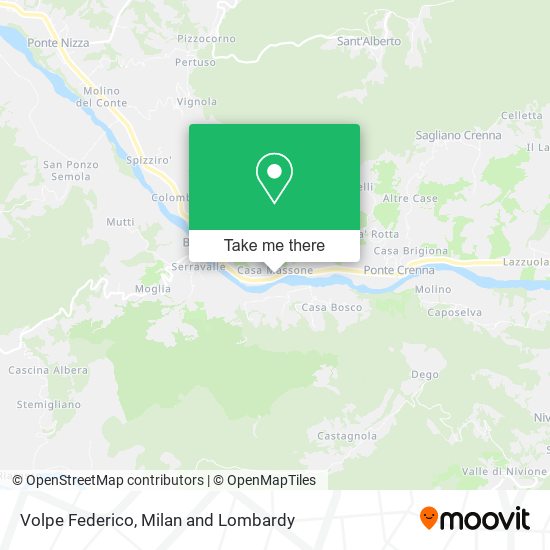 Volpe Federico map