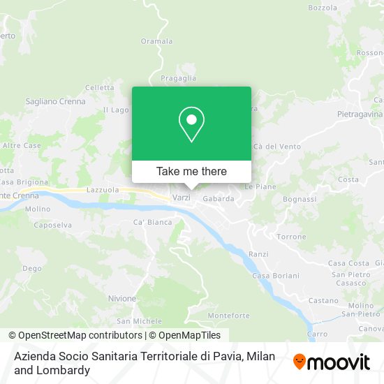 Azienda Socio Sanitaria Territoriale di Pavia map