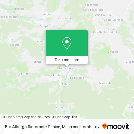 Bar Albergo Ristorante Penice map