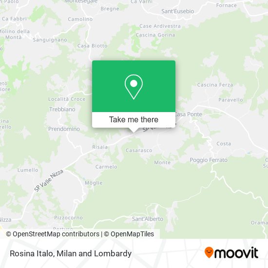 Rosina Italo map