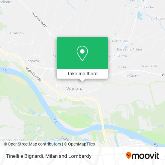 Tinelli e Bignardi map