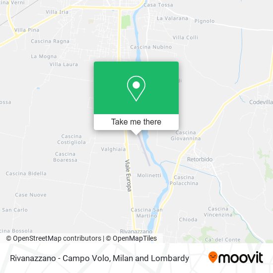 Rivanazzano - Campo Volo map