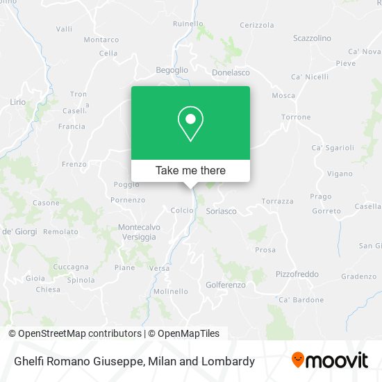 Ghelfi Romano Giuseppe map