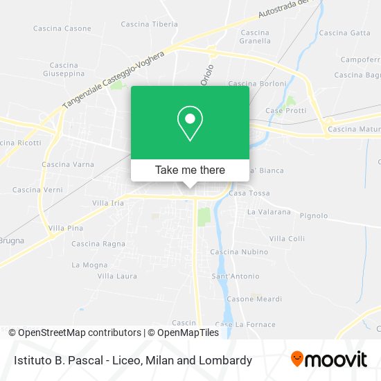 Istituto B. Pascal - Liceo map