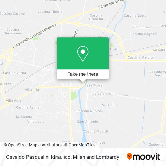 Osvaldo Pasqualini Idraulico map
