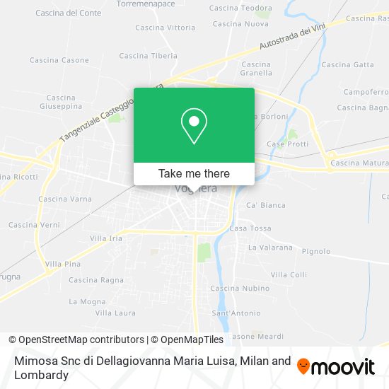 Mimosa Snc di Dellagiovanna Maria Luisa map