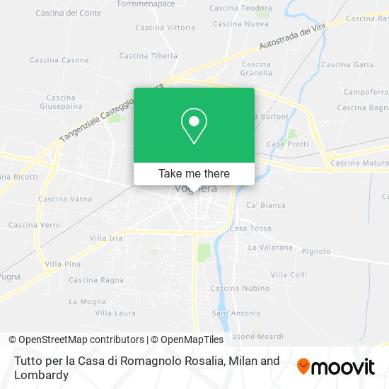 Tutto per la Casa di Romagnolo Rosalia map