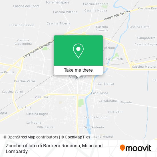 Zuccherofilato di Barbera Rosanna map