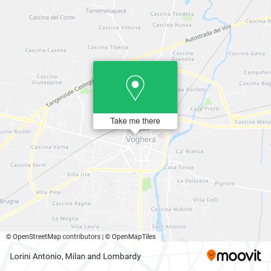 Lorini Antonio map