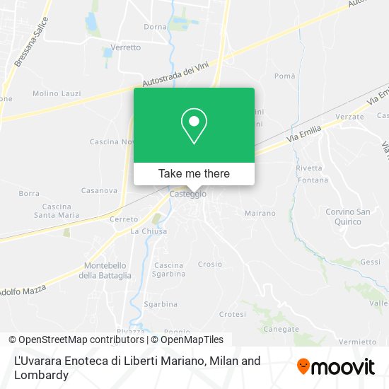 L'Uvarara Enoteca di Liberti Mariano map