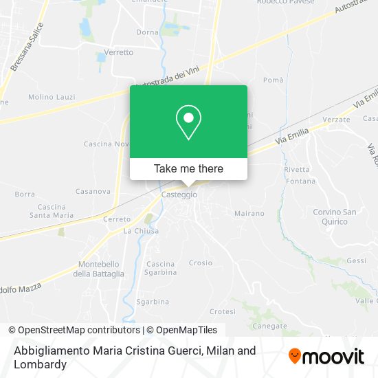 Abbigliamento Maria Cristina Guerci map