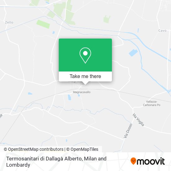 Termosanitari di Dallagà Alberto map