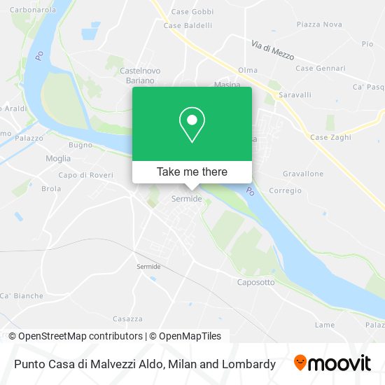 Punto Casa di Malvezzi Aldo map