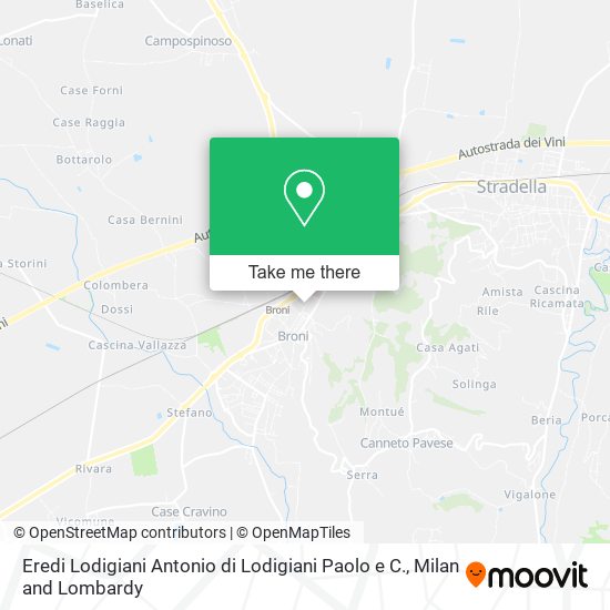 Eredi Lodigiani Antonio di Lodigiani Paolo e C. map