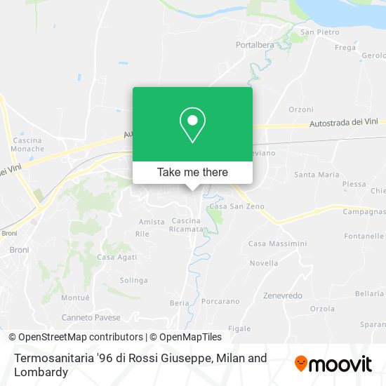 Termosanitaria '96 di Rossi Giuseppe map