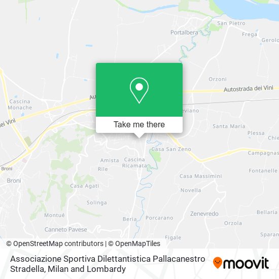 Associazione Sportiva Dilettantistica Pallacanestro Stradella map